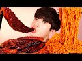 ENG SUB)Spicy Octopus legs Fire Spicy Noodle Eating Mukbang🔥Korean ASMR 후니 Hoony Eatingsound