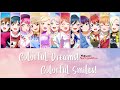 Nijigasaki high school idol club  colorful dreams colorful smiles color coded kan rom eng