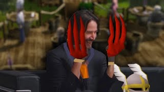 Keanu Reeves Gnome Restaurant