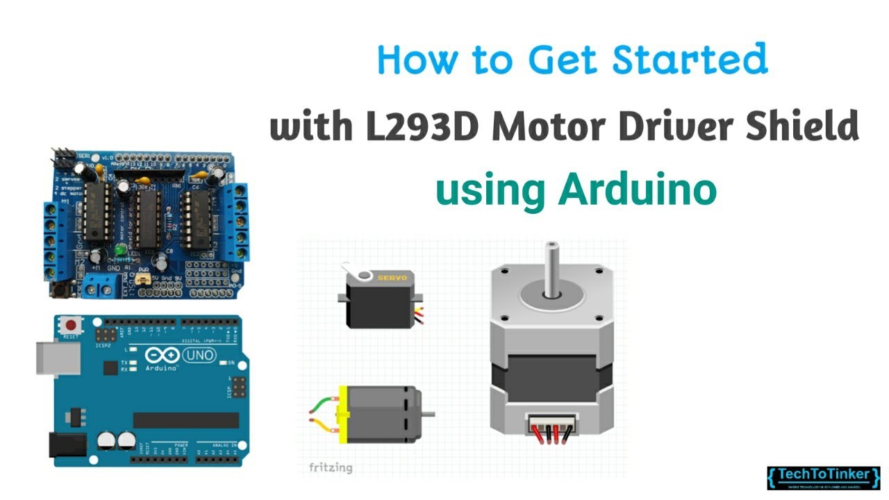 How To Use The L293d Motor Driver Arduino Tutorial Images And Photos