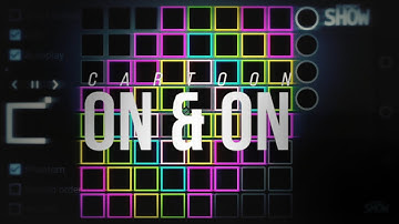 Cartoon - On & On (feat. Daniel Levi) | Launchpad Light Show [Phantom UniPad]+Project file