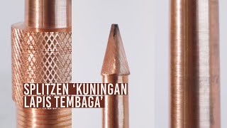 Penangkal Petir / Anti Petir Splitzen Tombak Kuningan 30 cm 1 Inch