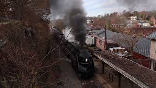 N&W J 611 - Sears Hill Bridge - Staunton, VA - November 4, 2023