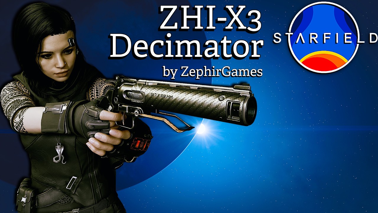 A Great Start for a New Modder | Starfield ZHI-X3 Decimator Mod Review