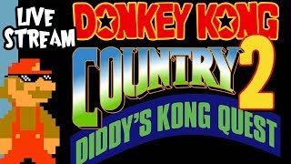 Super Mayhem FAILS at Donkey Kong Country 2 - Diddys Kong Quest (SNES)!