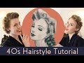 1940s Vintage Hairstyle Tutorial