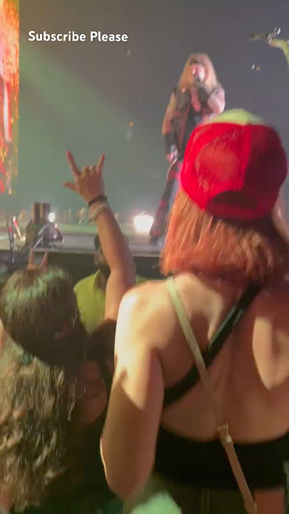 Women still flashing Vince Neil after all these years.  Motley Crüe Stadium Tour, Toronto 2022