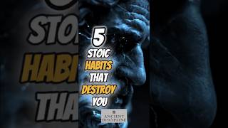 5 STOIC HABITS That Destroy You | STOIC WISDOM #AncientDiscipline #StoicWisdom #shorts