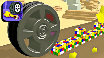 Wheel Smash 🚜💩🌭 All Levels Gameplay (iOS,Android)