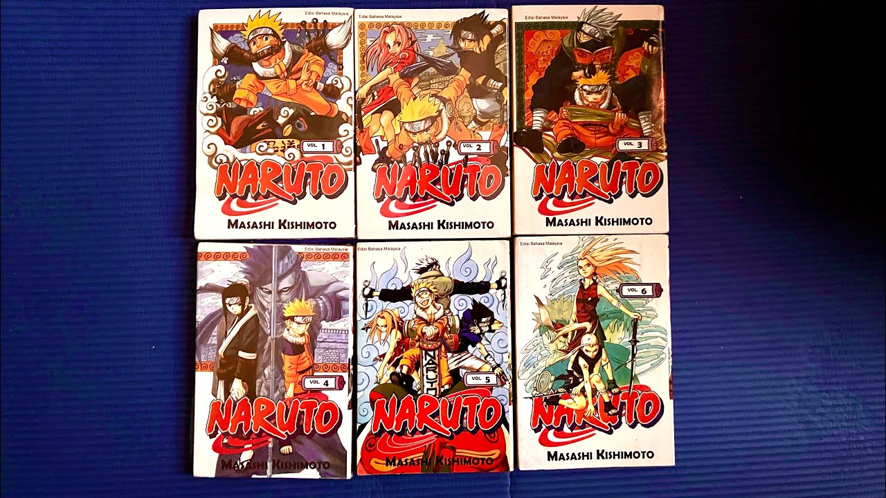 Unboxing: Naruto Manga Volume 1 - 6 - YouTube
