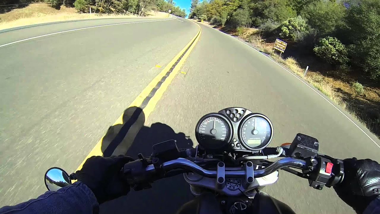 Ducati Monster 620 on Foresthill Road 60fps Test