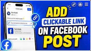 How to Add Clickable Link on Facebook Post
