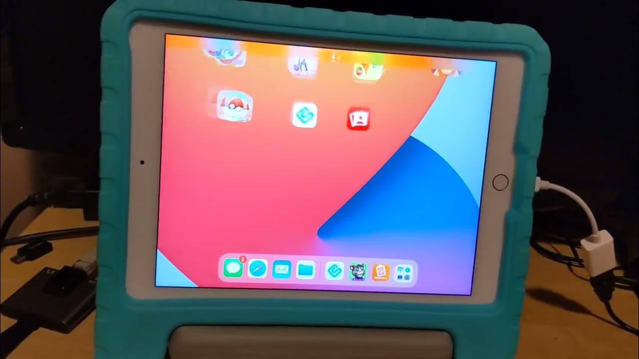 Using my old ipad air 2 with USB keyboard & mouse. Need OTG lightning