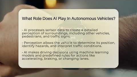 What Role Does AI Play In Autonomous Vehicles? - Talking Tech Trends
