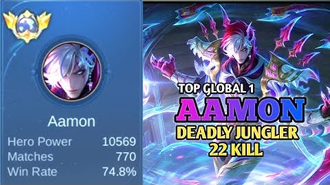 AAMON BEST BUILD 2025 | BUILD TOP 1 GLOBAL AAMON GAMEPLAY | MOBILE LEGENDS
