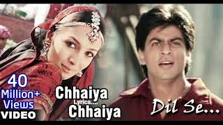 Video thumbnail of "Dil se Chaaiya chaaiya {Lyrics}"