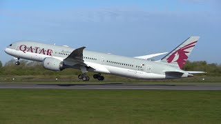 Qatar Airways 787-9 A7-BHD returns to Doha