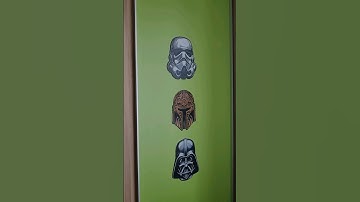 Painting with a 3D Printer - Star Wars Helmets