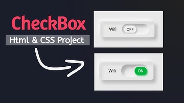 Custom Checkbox with On/OFF Button | Html and Css UI design | Coding