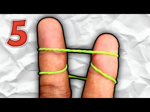 Top 5 Rubber Band Tricks | DIY | How To Do Magic With Rubber Band | TRICKPERIMENTS |