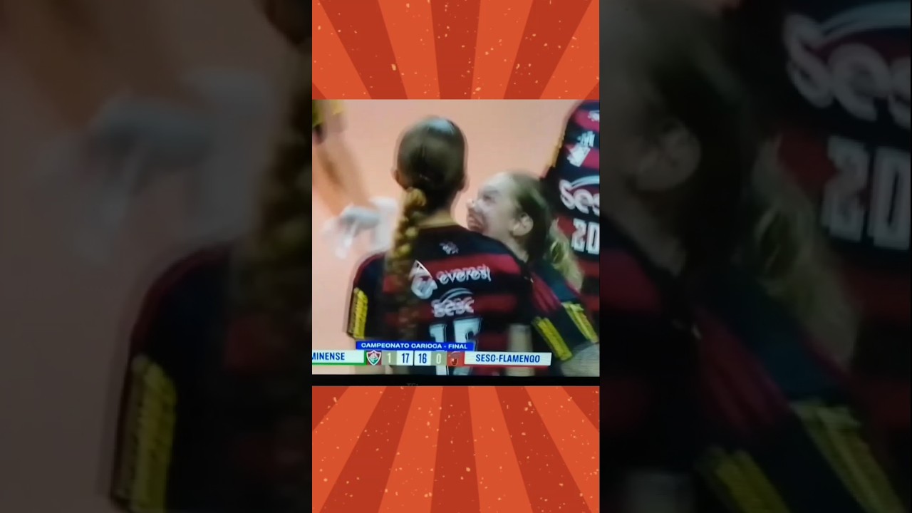 Helena Wenk e Mikaela Entraram pra virar o jogo no set 2 Final Carioca SESC Fla 3X2 Fluminense 😀🏆