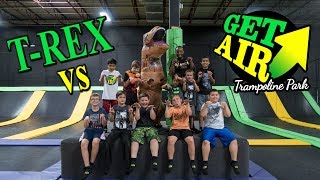 T Rex vs Trampoline Park