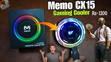 Memo CX15 Mobile Magnetic Gaming Cooling Fan Unboxing and Review