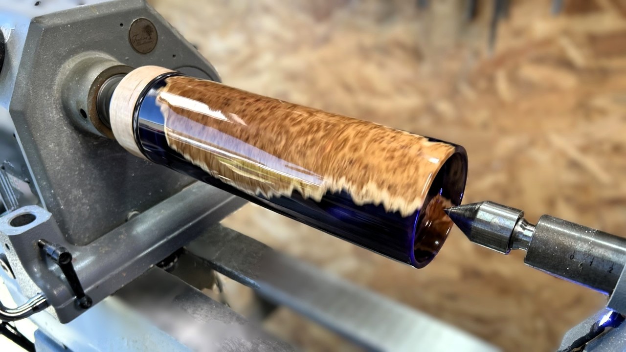 Turning Mallee Burl & Resin into a Glossy Work of Art!