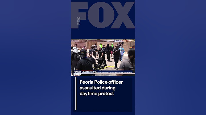 Protesters in Peoria clash with police officers | FOX 10 Phoenix