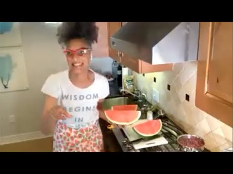 #RRCOOKINGCAMP | BLUEBERRY WATERMELON POPS WITH CARLA HALL
