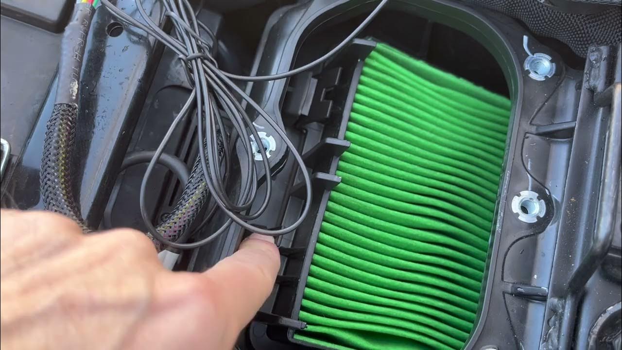 K&N High Performance Air Filter Installation Svartpilen 401 YouTube