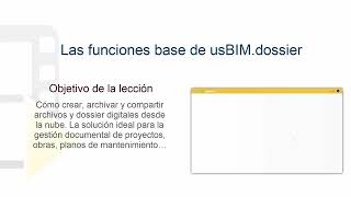 Video Tutorial usBIM - usBIM.dossier - ACCA software