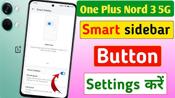 OnePlus Nord 3 5g mobile smart sidebar settings kaise kare | OnePlus me smart sidebar kaise lagaye 