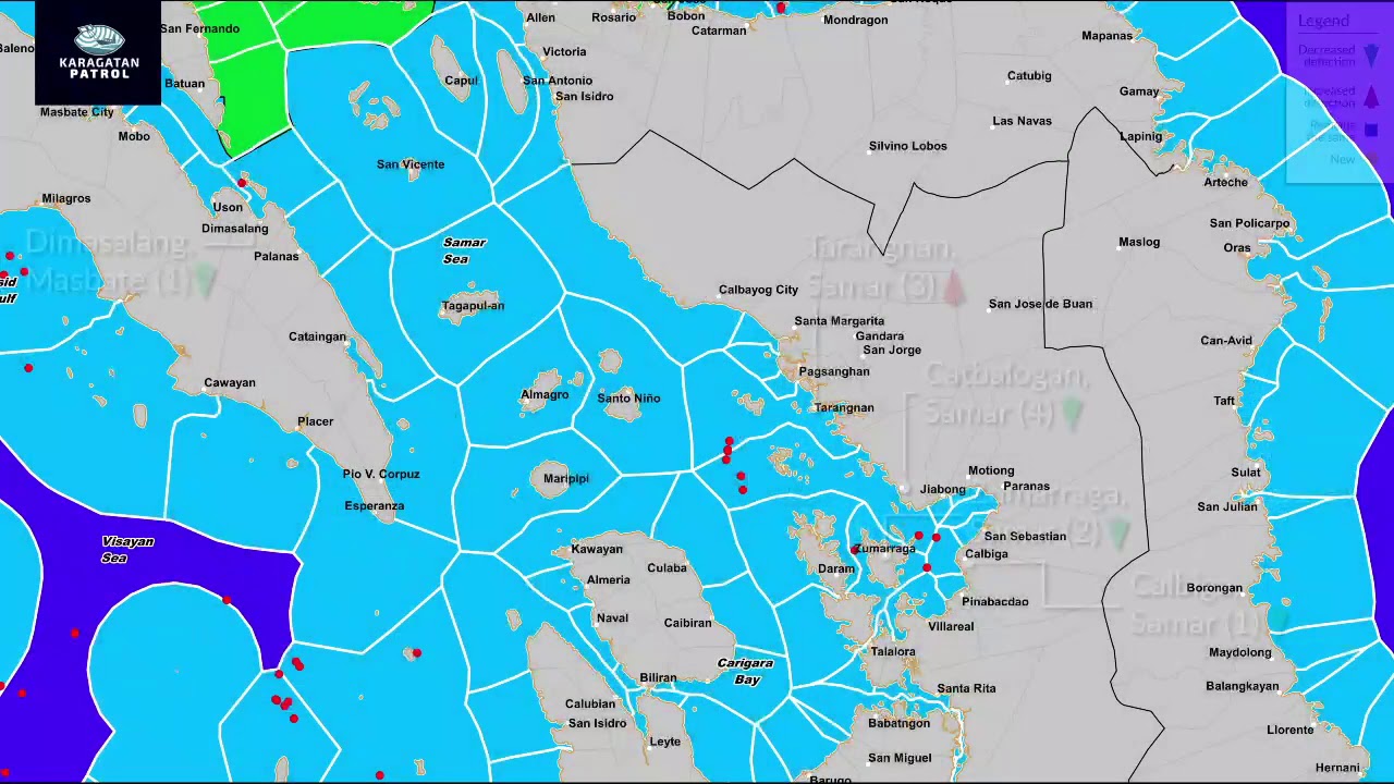 Commercial fishing boat detection, Samar Sea municipal waters July 21- 27