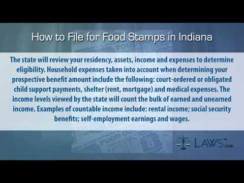 How to File for Food Stamps Indiana