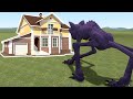 CATNAP VS HOUSES!! (Poppy Playtime Chapter 3) - Garry