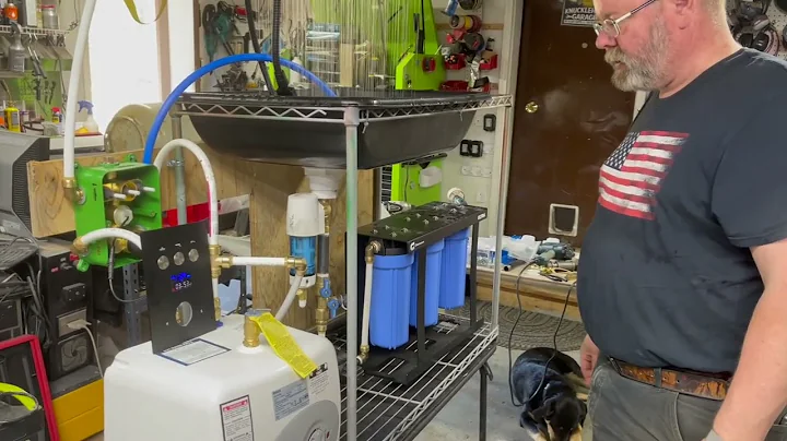 Recirculating Shower Plumbing Mockup