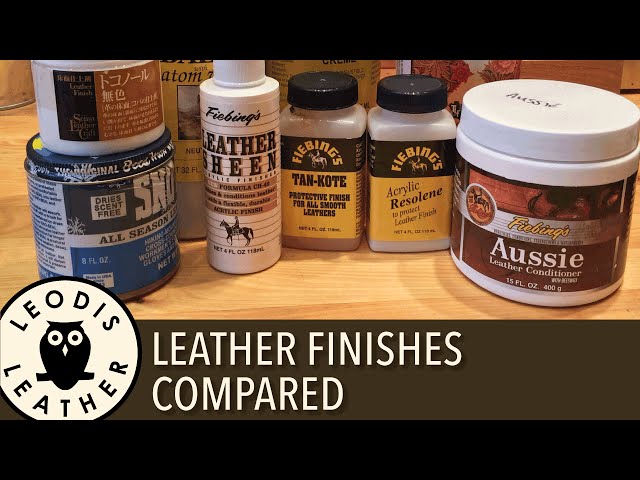 Fiebings  Quality Leather Dyes & Finishing Products