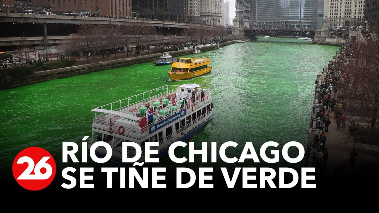 ESTADOS UNIDOS | Río de Chicago se tiñe de verde brillante en honor al ...