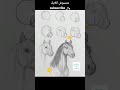 رسم حصان خطوة بخطوة تعلم الرسم بسهولة للمبتدئين 
