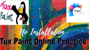 Tux Paint on MOBILE || TABLET. Tux Paint Online practice