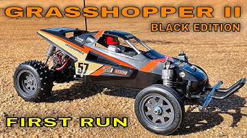 Tamiya Grasshopper 2 Black Edition BMX Track Run | Super Stock RZ Motor & 2S LiPo