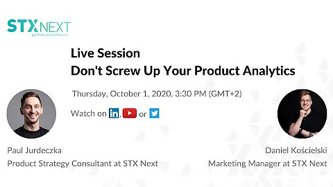 Don't Screw Up Your Product Analytics with Daniel ...