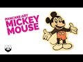 How to Draw Mickey Mouse Pancake Art