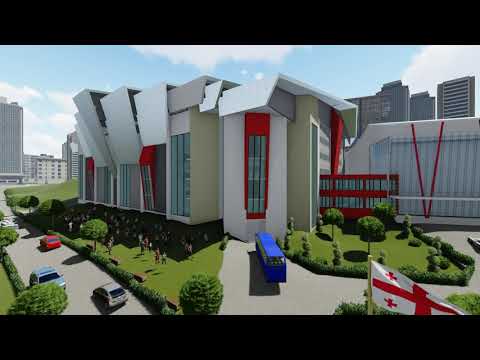 ახალი სპორტის სასახლის მაკეტი