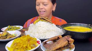 BIGBITES, COMFORT FOOD EATING, SUMMER SPECIAL, RICE WITH TOK DAL, ALU VAJA, MACH VAJA, POTOL VAJA।।