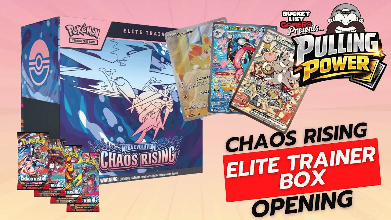 [#1 期間限定 シュリンク破れあり] Chaos Rising ETB Opening the NEW Pokémon Chaos Rising Elite Trainer Box (2026
