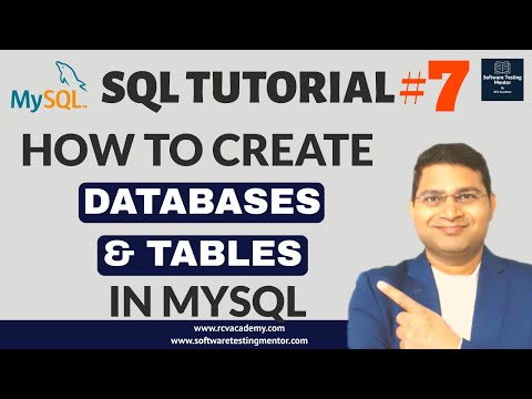 SQL Tutorial #7 - How to Create Database and Tables in MySQL