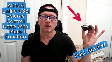 AIMOS Lnline USB Volume Control Knob Aimosy / iWit Model: AM-U001 Unboxing, Instructions, Review