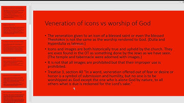 Does Venerating Icons violate the Second Commandment?